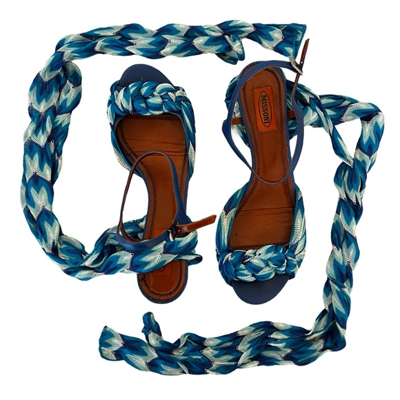 Missoni Shoes - Missoni Sidi Silk Wrapped Sandals